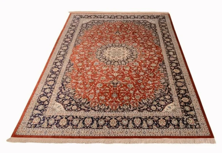 Persian Rug Qom 305×197 cm Silk Hand-knotted