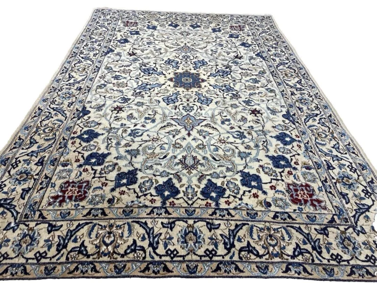 Persian Rug Nain 9 LA 240 x 160 cm Wool Silk Hand-knotted