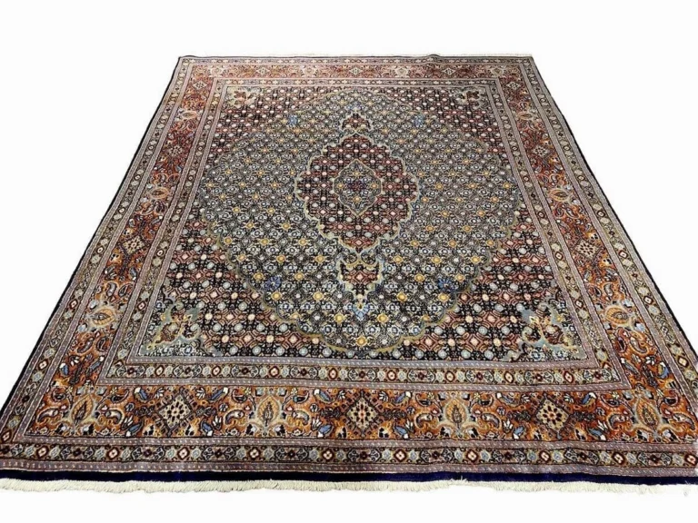 Persian Rug Moud 240 x 190 cm Silk Hand-knotted