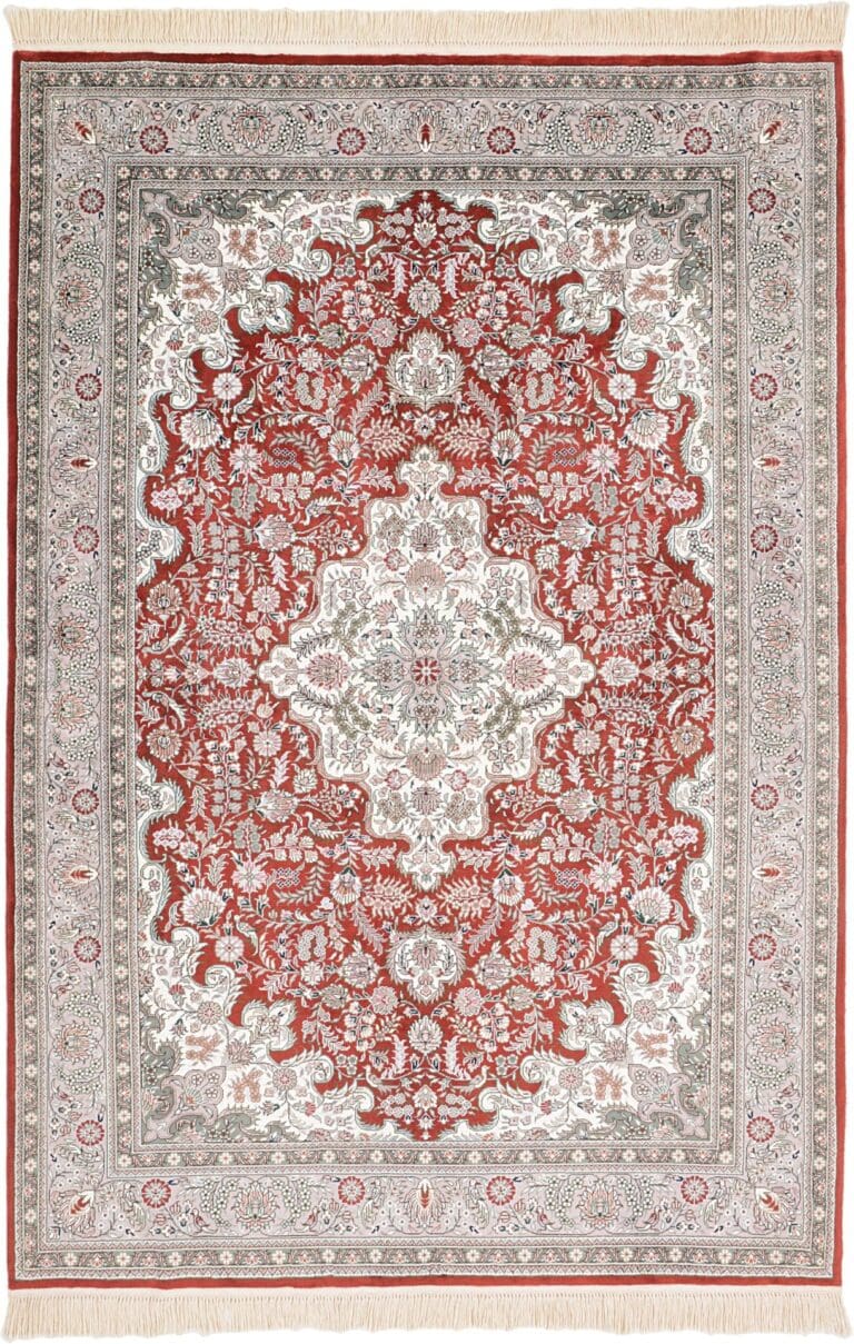 Hereke Chinese Rug — hand-knotted, 127 × 191 cm, Wool & Silk