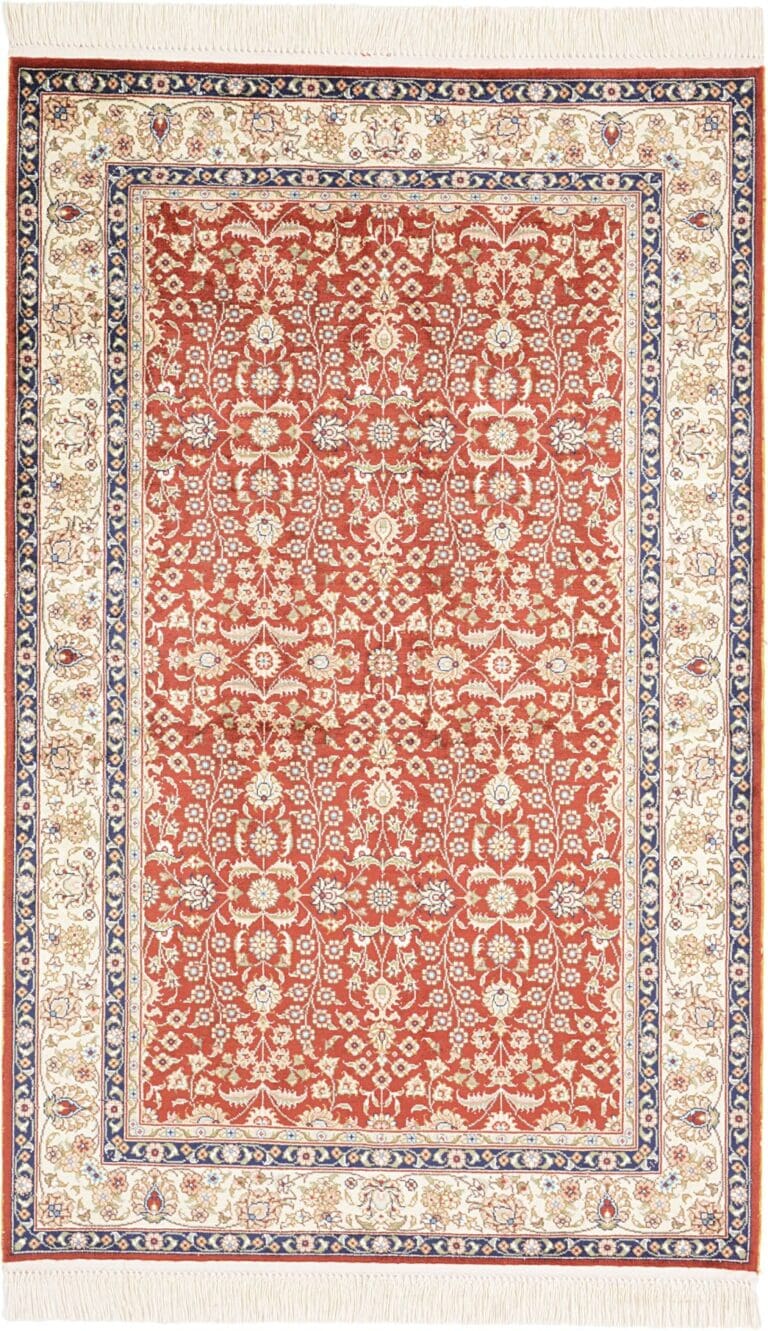 Hereke Chinese Rug 81 × 124 cm, Wool & Silk, hand-knotted