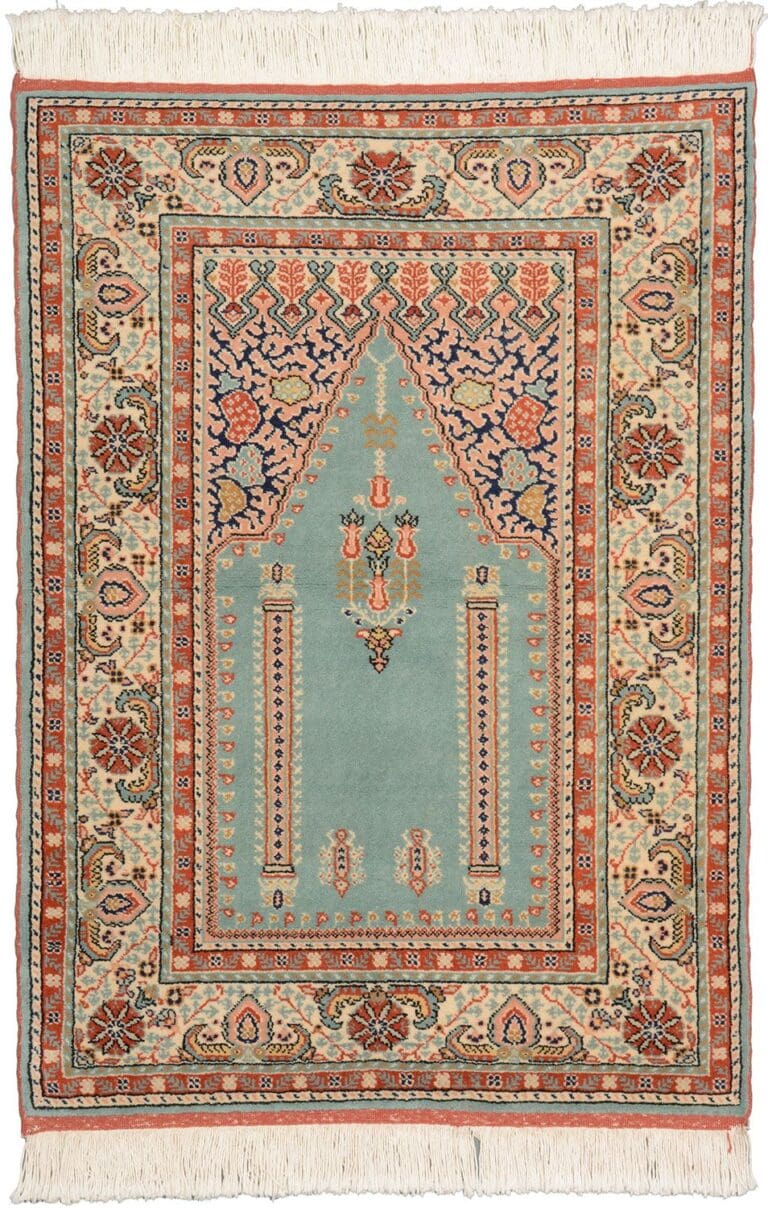 Kayseri Turkish Rug — hand-knotted, 89 × 122 cm, Wool