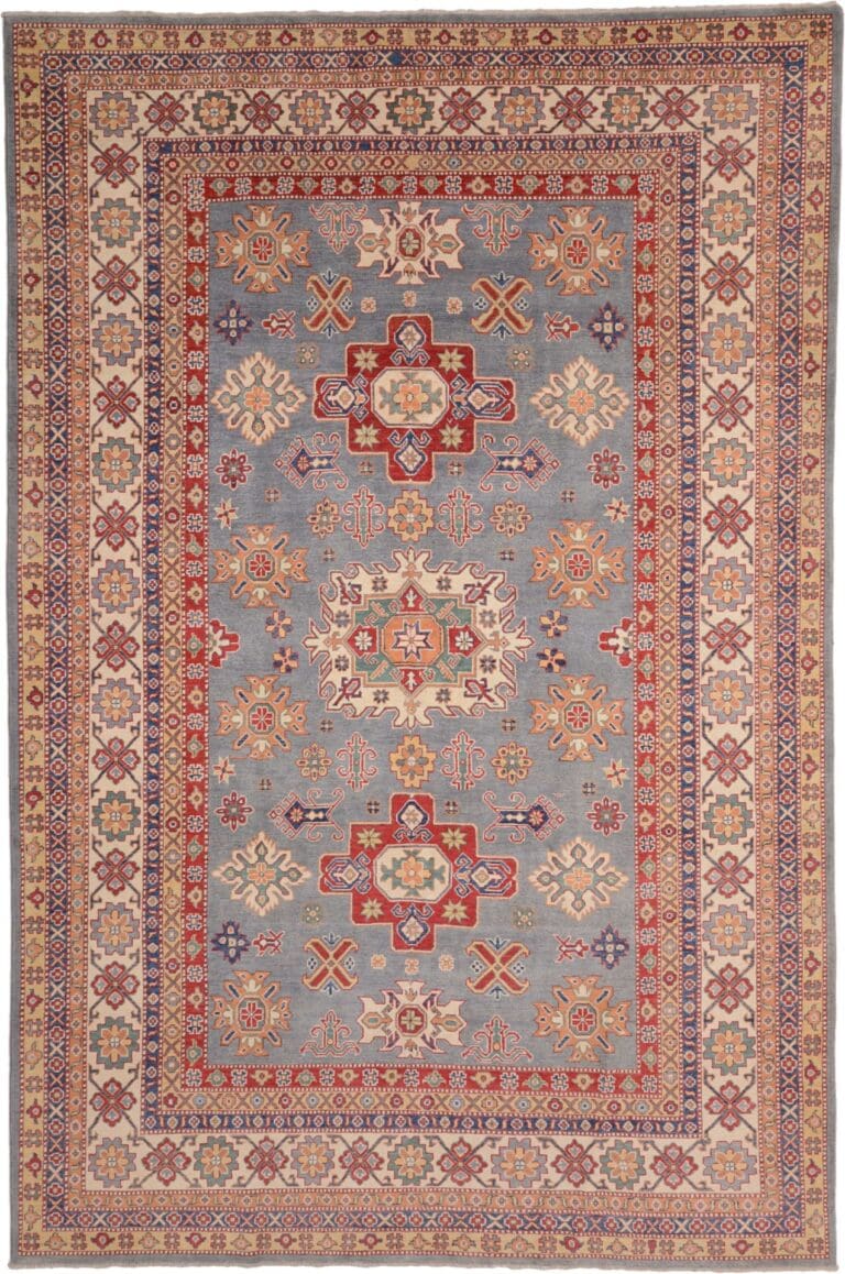 Kazak Pakistani Rug — hand-knotted, 243 × 364 cm, Wool