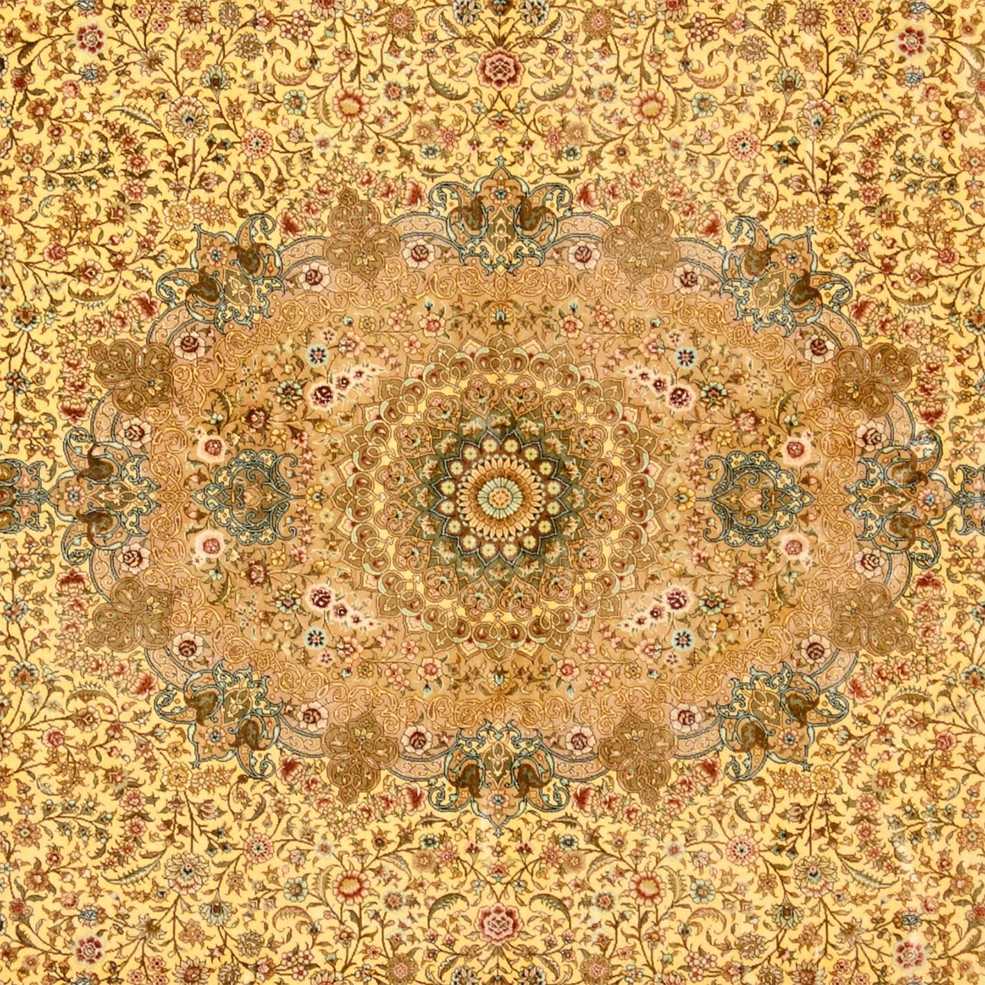 Hereke Chinese Rug — hand-knotted, 250 × 311 cm, Silk