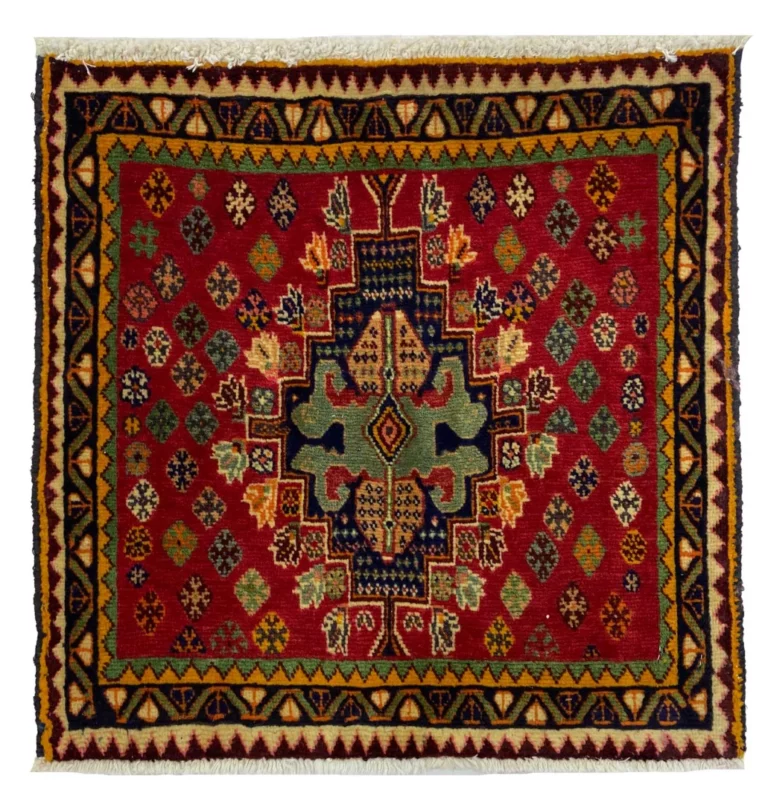 Qashqai Persian Rug — hand-knotted, Wool