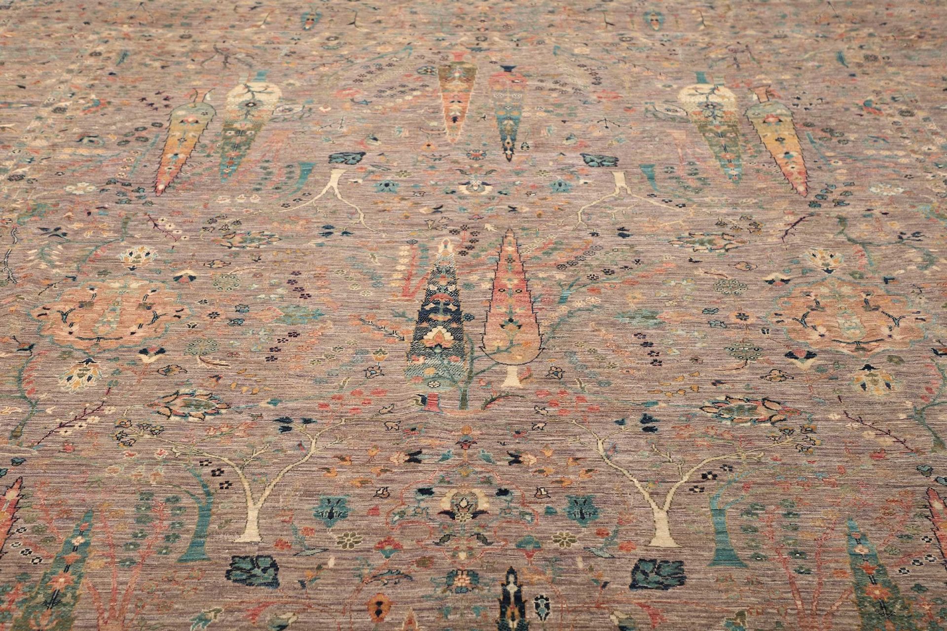 Samarkand Pakistani Rug 308 × 419 cm, Wool, hand-knotted