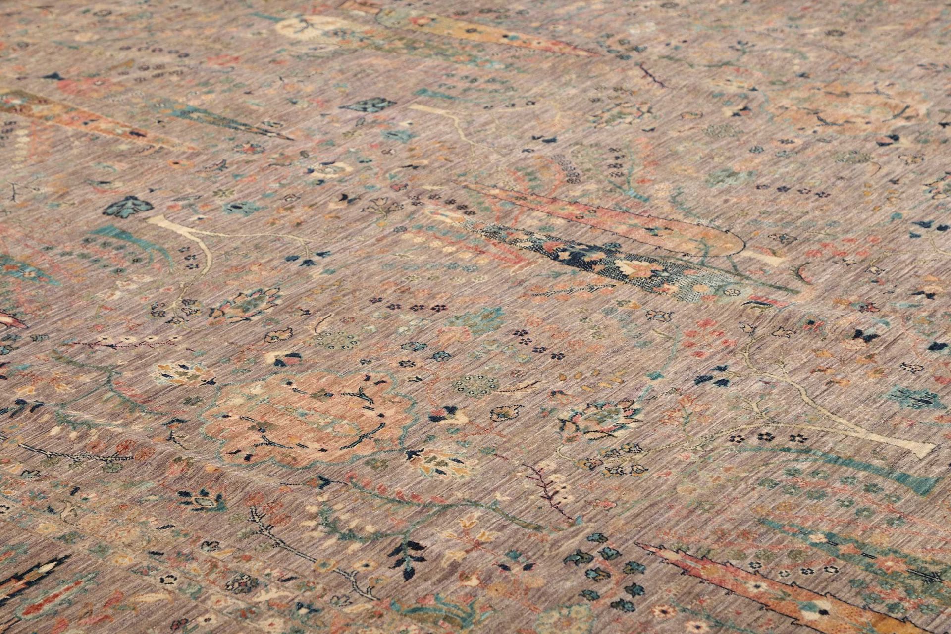Samarkand Pakistani Rug 308 × 419 cm, Wool, hand-knotted