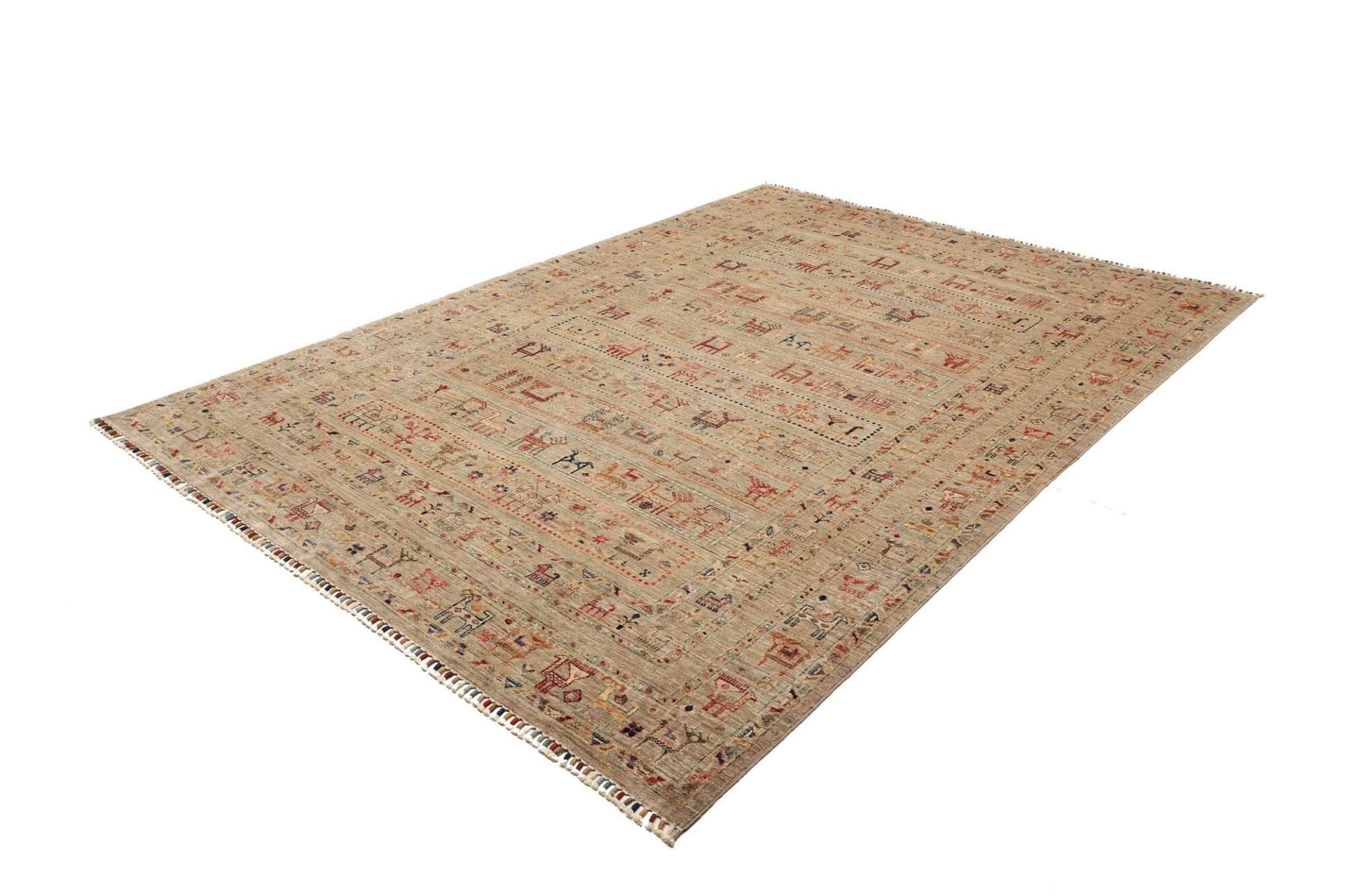 Samarkand Pakistani Rug 207 × 277 cm, Wool, hand-knotted