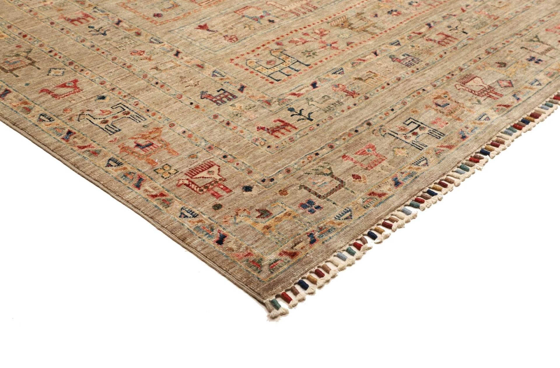 Samarkand Pakistani Rug 207 × 277 cm, Wool, hand-knotted
