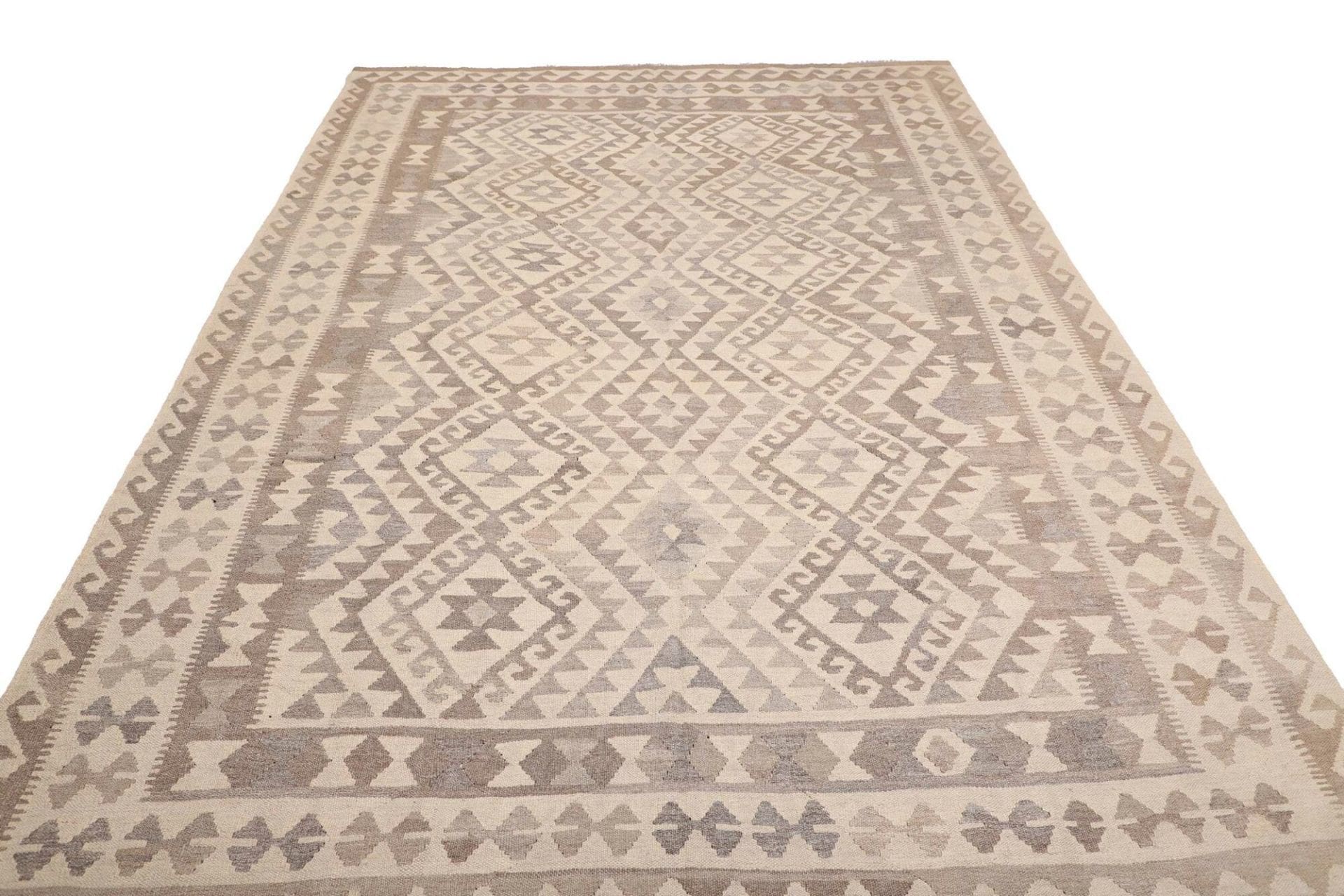 Kilim Pakistani Rug — hand-woven, 200 × 291 cm, Wool