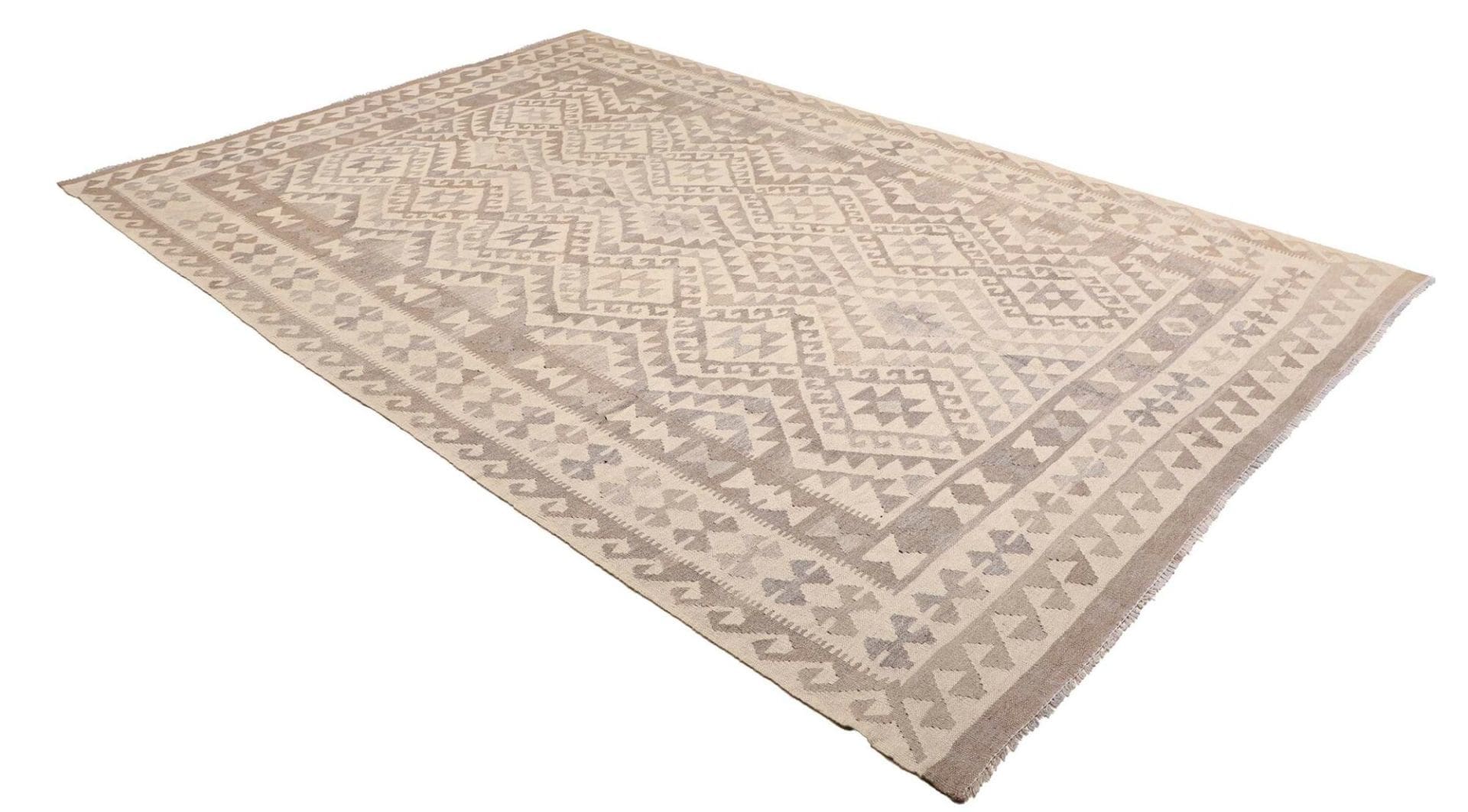 Kilim Pakistani Rug — hand-woven, 200 × 291 cm, Wool