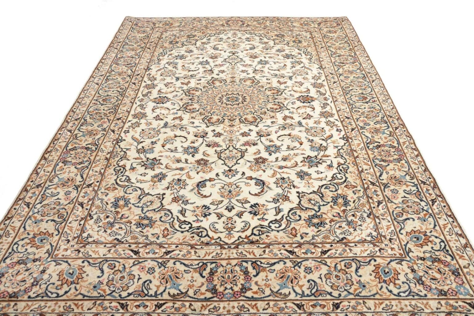 kashan-teppich-200-x-300cm-handgeknupft-schurwolle-perserteppich-3 Hand-Knotted Wool Kashan Persian Rug, 200 × 300 cm – view 4
