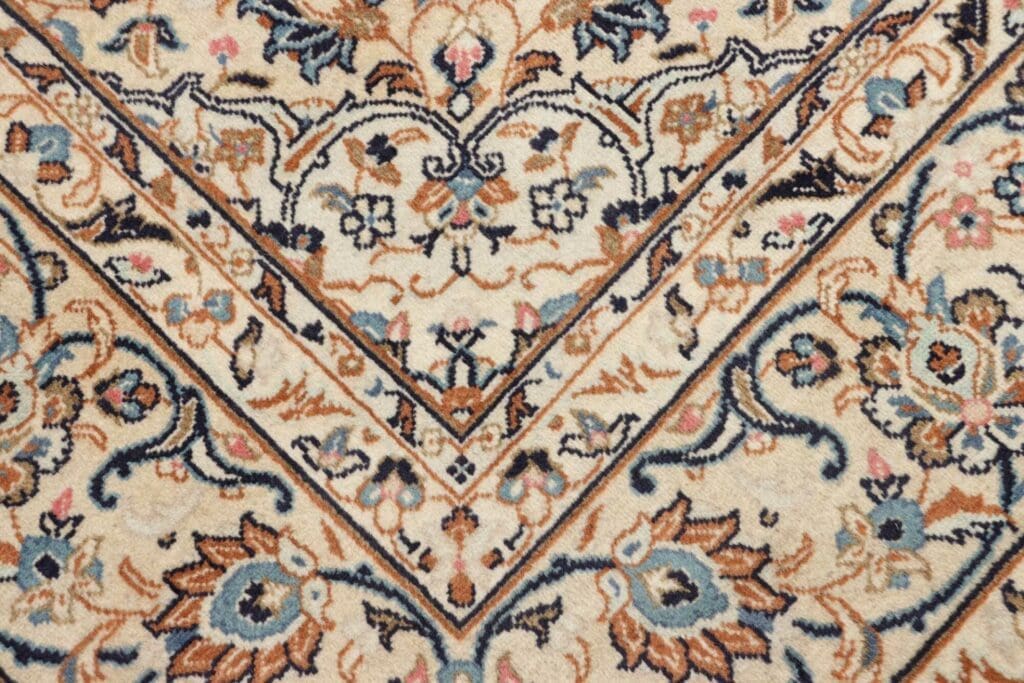 kashan-teppich-200-x-300cm-handgeknupft-schurwolle-perserteppich-5 Hand-Knotted Wool Kashan Persian Rug, 200 × 300 cm – view 6