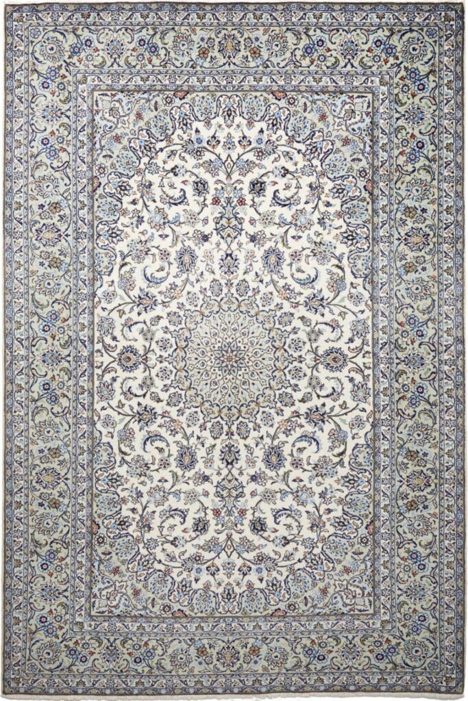 Kashan Persian Rug — hand-knotted, 199 × 297 cm, Wool