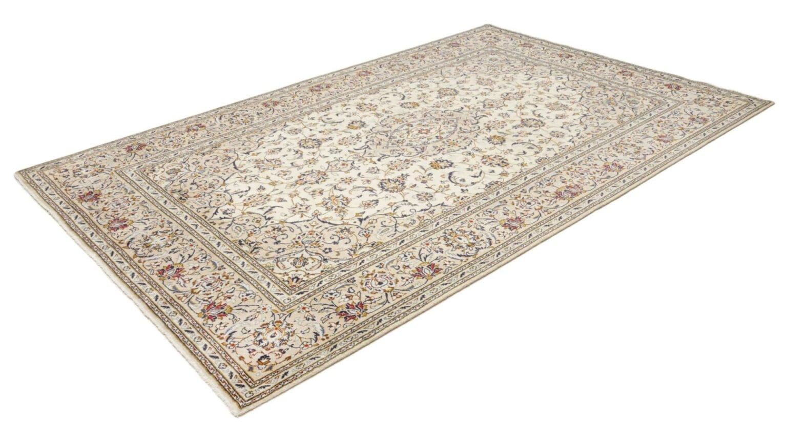 kashan-teppich-193-x-298-cm-handgeknupft-schurwolle-perserteppich-1 Kashan Persian Rug — hand-knotted, 193 × 298 cm, Wool – view 2