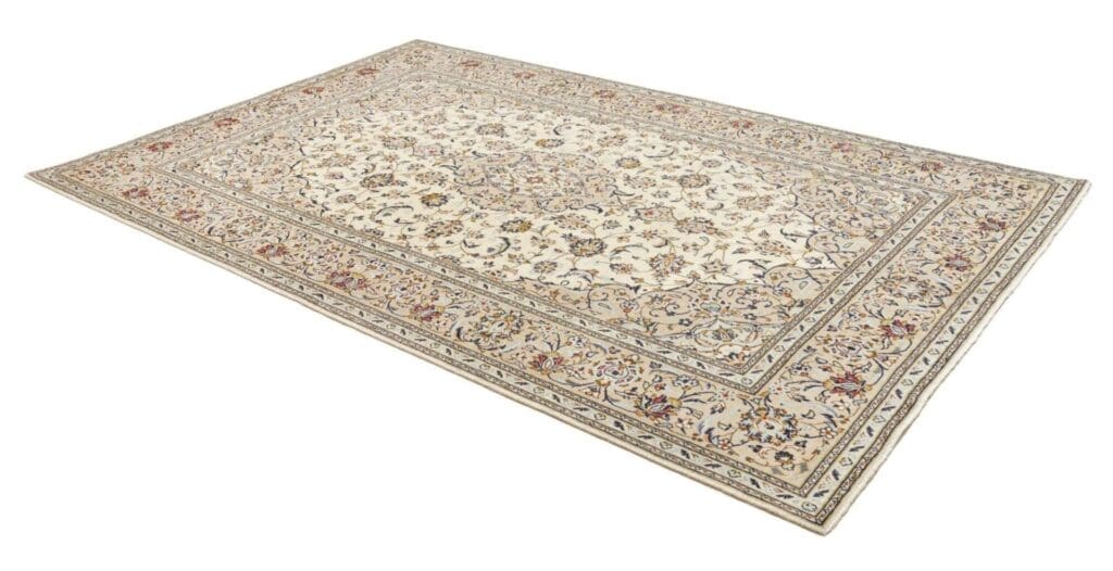 kashan-teppich-193-x-298-cm-handgeknupft-schurwolle-perserteppich-2 Kashan Persian Rug — hand-knotted, 193 × 298 cm, Wool – view 3
