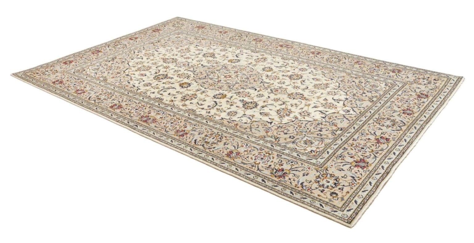 kashan-teppich-193-x-298-cm-handgeknupft-schurwolle-perserteppich-2 Kashan Persian Rug — hand-knotted, 193 × 298 cm, Wool – view 3