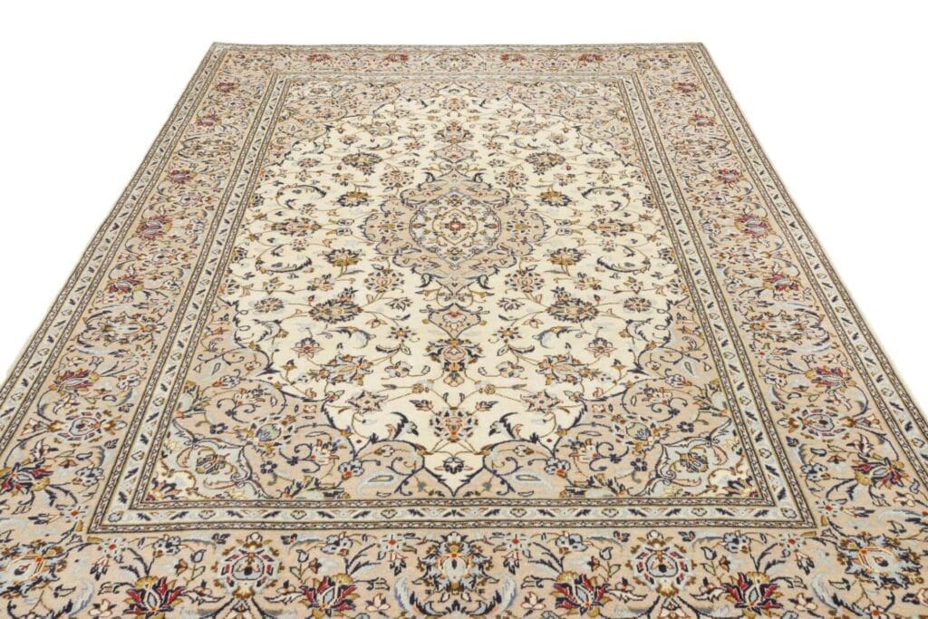 kashan-teppich-193-x-298-cm-handgeknupft-schurwolle-perserteppich-3 Kashan Persian Rug — hand-knotted, 193 × 298 cm, Wool – view 4
