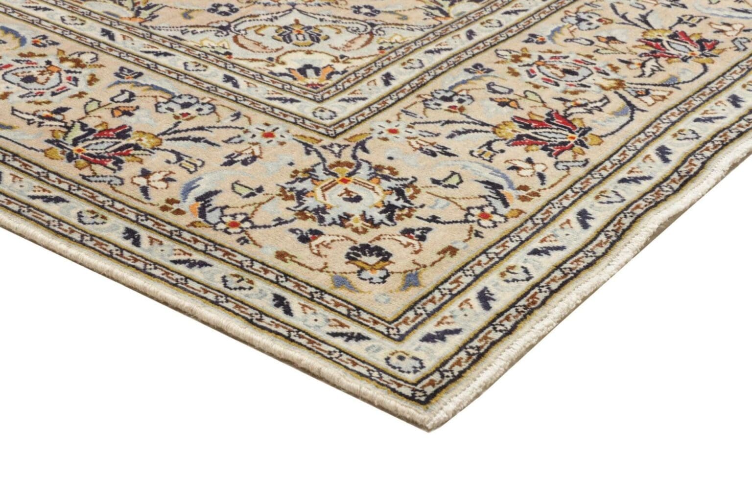 kashan-teppich-193-x-298-cm-handgeknupft-schurwolle-perserteppich-4 Kashan Persian Rug — hand-knotted, 193 × 298 cm, Wool – view 5