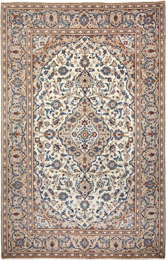 Kashan Persian Rug 200 × 306 cm, Wool, hand-knotted