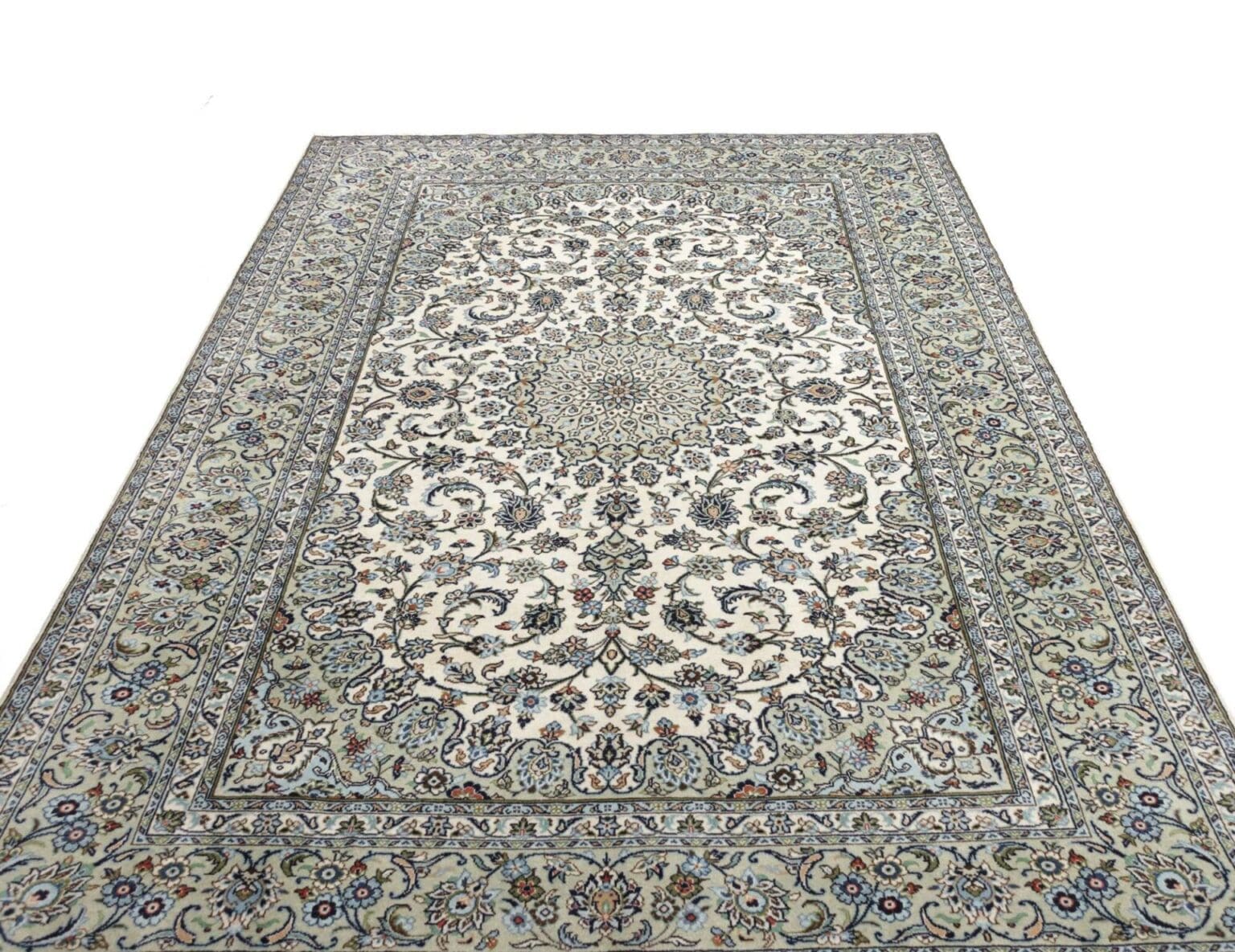 Kashan Persian Rug — hand-knotted, 199 × 297 cm, Wool – view 4