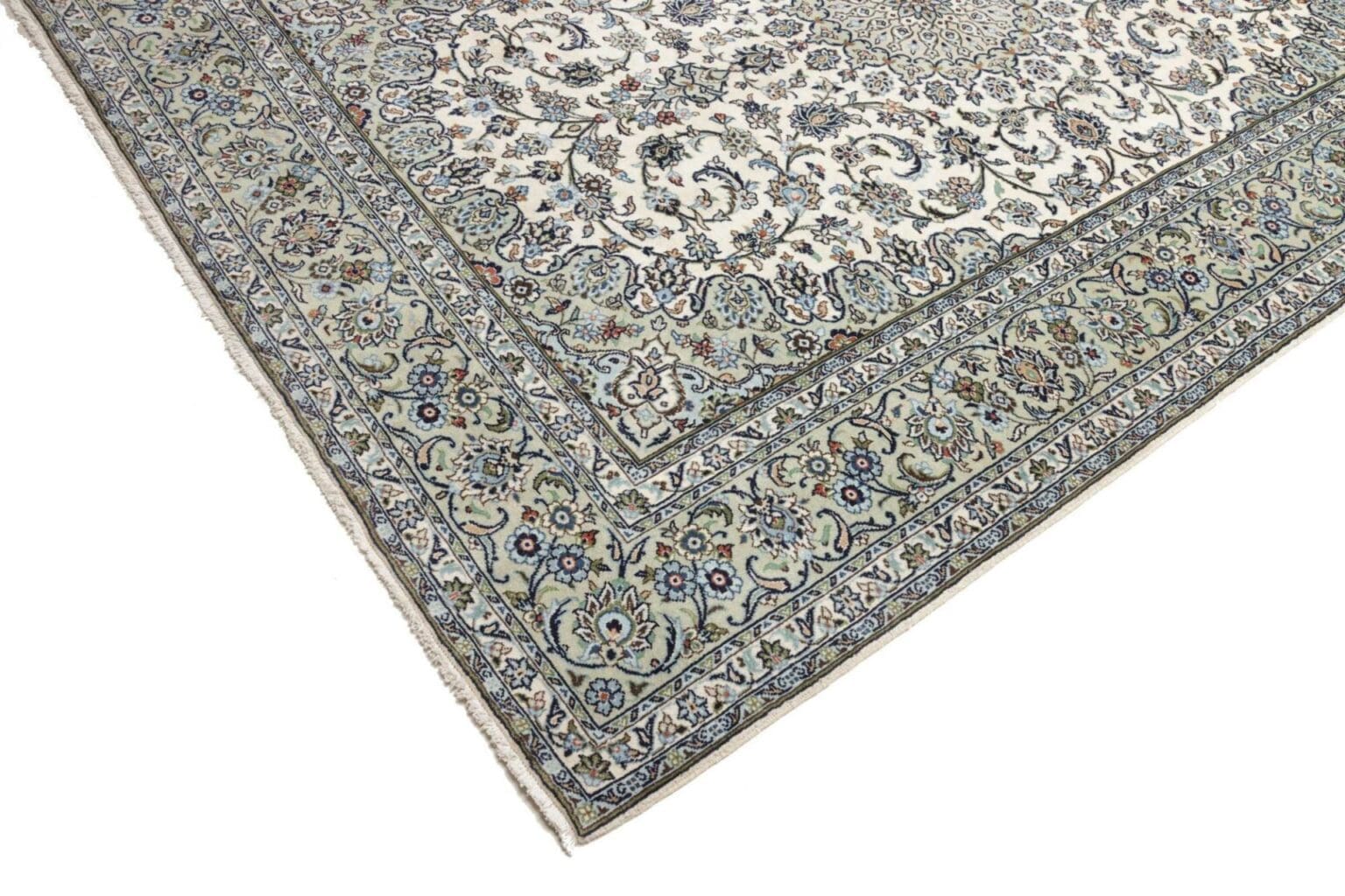 Kashan Persian Rug — hand-knotted, 199 × 297 cm, Wool – view 7