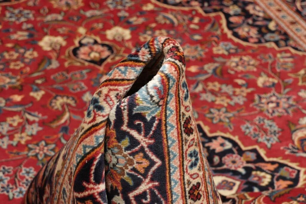 kashan-teppich-200-x-305-cm-handgeknupft-perserteppich-8 Hand-Knotted Wool Kashan Persian Rug, 200 × 305 cm – view 9
