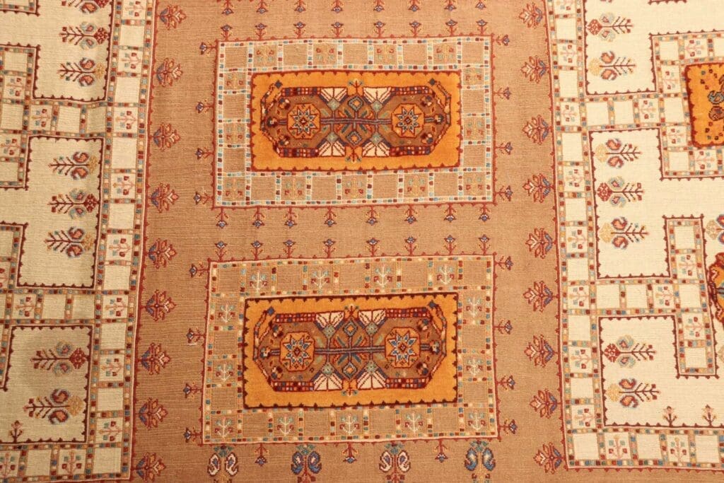 perserteppich-210-x-317cm-florales-muster-handgeknupft-6 Persian Rug 210 × 317 cm, Wool, hand-knotted – view 7