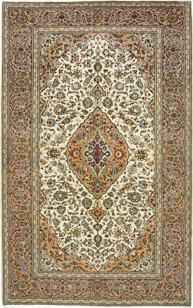 Kashan Persian Rug — hand-knotted, 198 × 315 cm, Wool