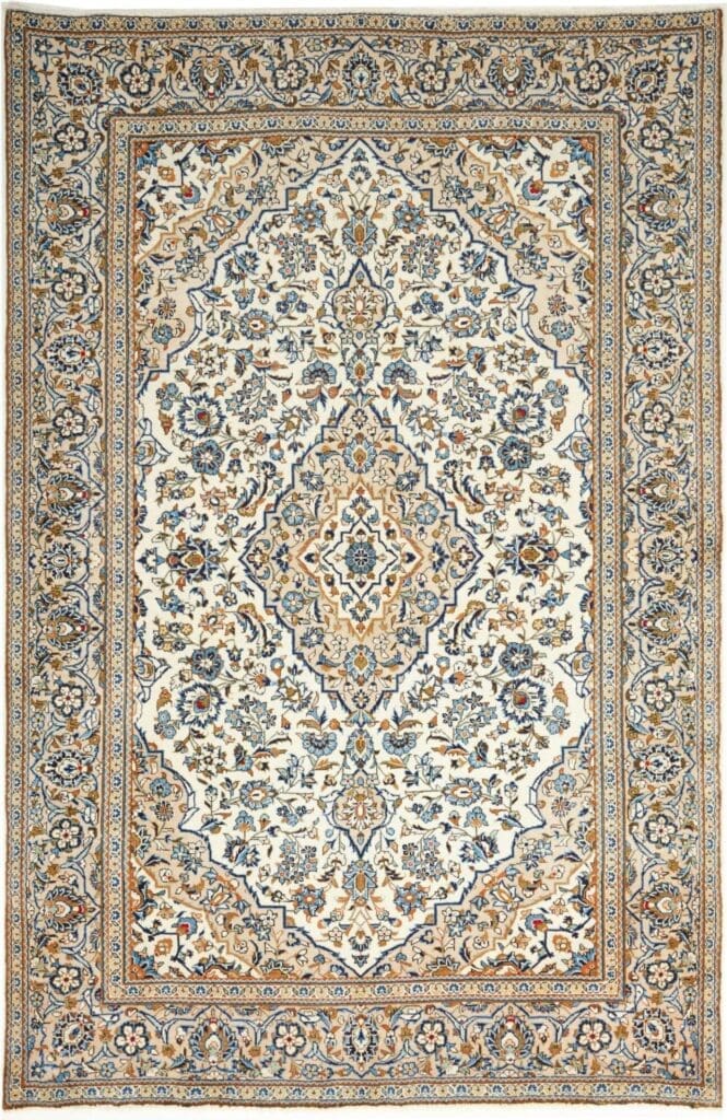 kashan-teppich-203-x-304-cm-handgeknupft-persisches-muster Kashan Persian Rug — hand-knotted, 203 × 304 cm, Wool