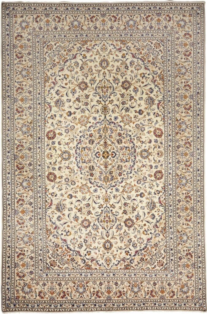 kashan-teppich-208-x-312-cm-handgeknupft-perserteppich Hand-Knotted Wool Kashan Persian Rug, 208 × 312 cm