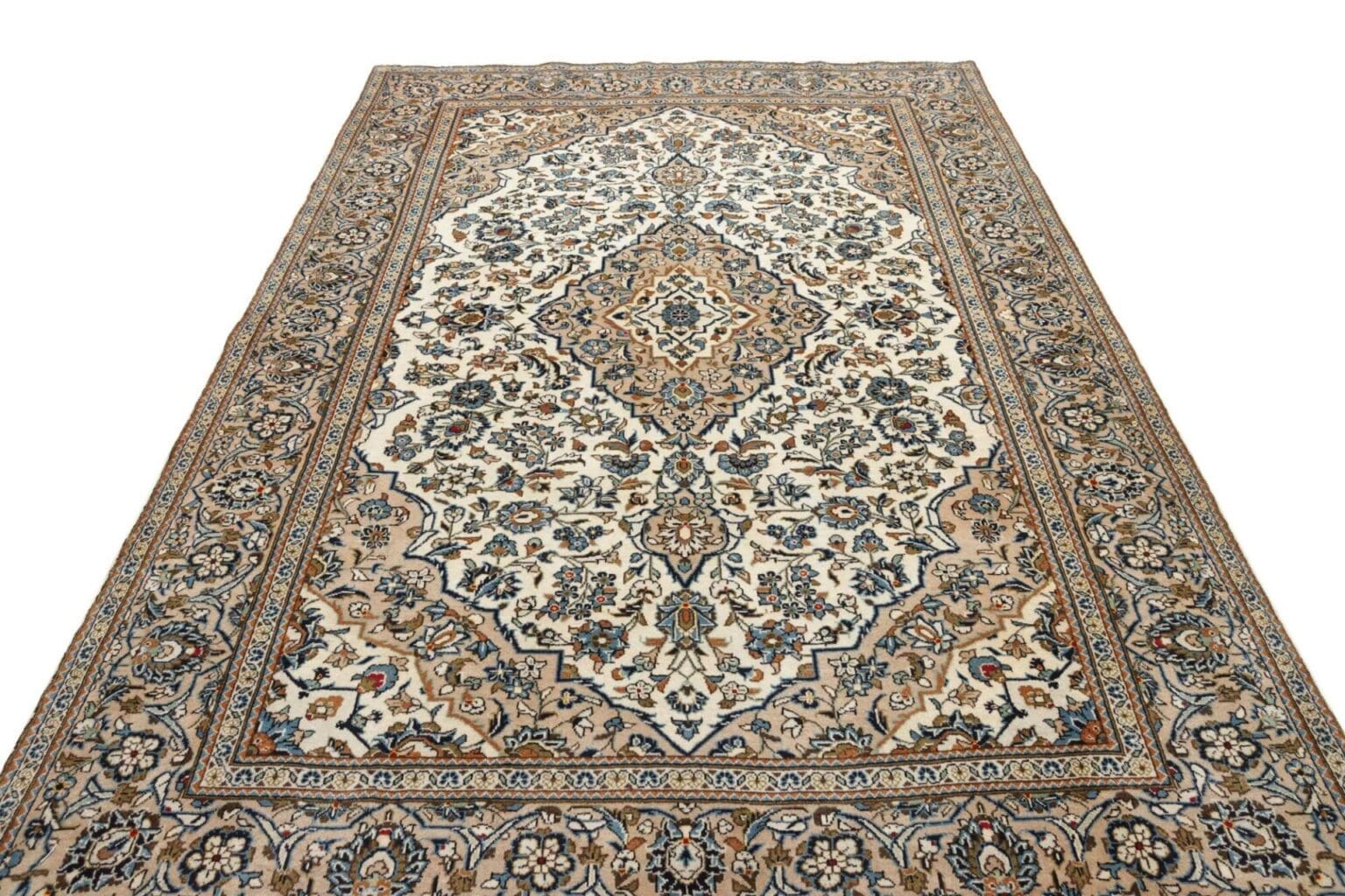 kashan-teppich-203-x-304-cm-handgeknupft-persisches-muster-3 Kashan Persian Rug — hand-knotted, 203 × 304 cm, Wool – view 4