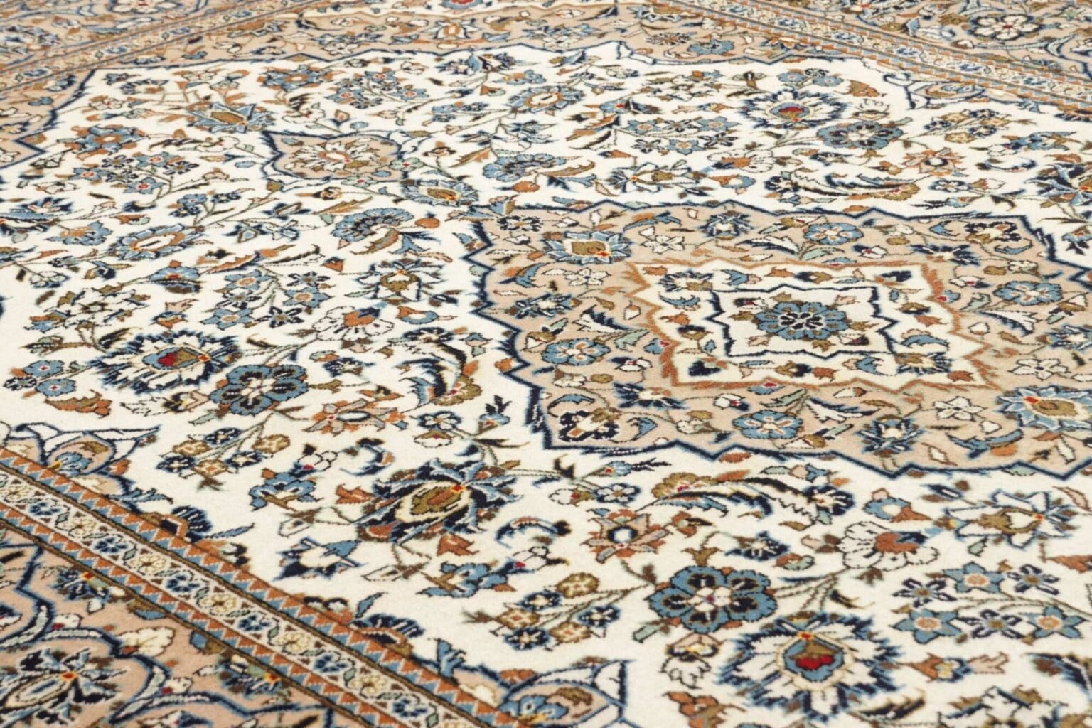kashan-teppich-203-x-304-cm-handgeknupft-persisches-muster-7 Kashan Persian Rug — hand-knotted, 203 × 304 cm, Wool – view 8