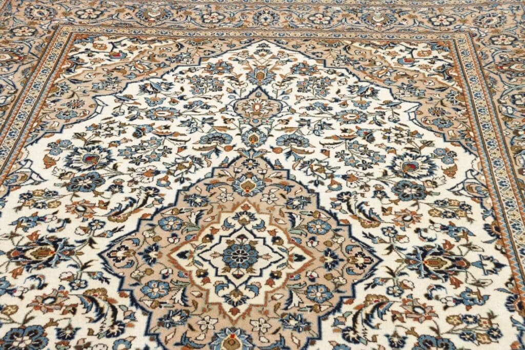 kashan-teppich-203-x-304-cm-handgeknupft-persisches-muster-8 Kashan Persian Rug — hand-knotted, 203 × 304 cm, Wool – view 9