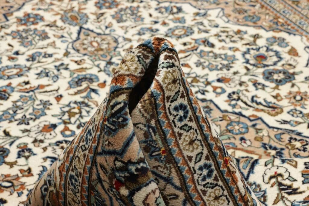 kashan-teppich-203-x-304-cm-handgeknupft-persisches-muster-9 Kashan Persian Rug — hand-knotted, 203 × 304 cm, Wool – view 10