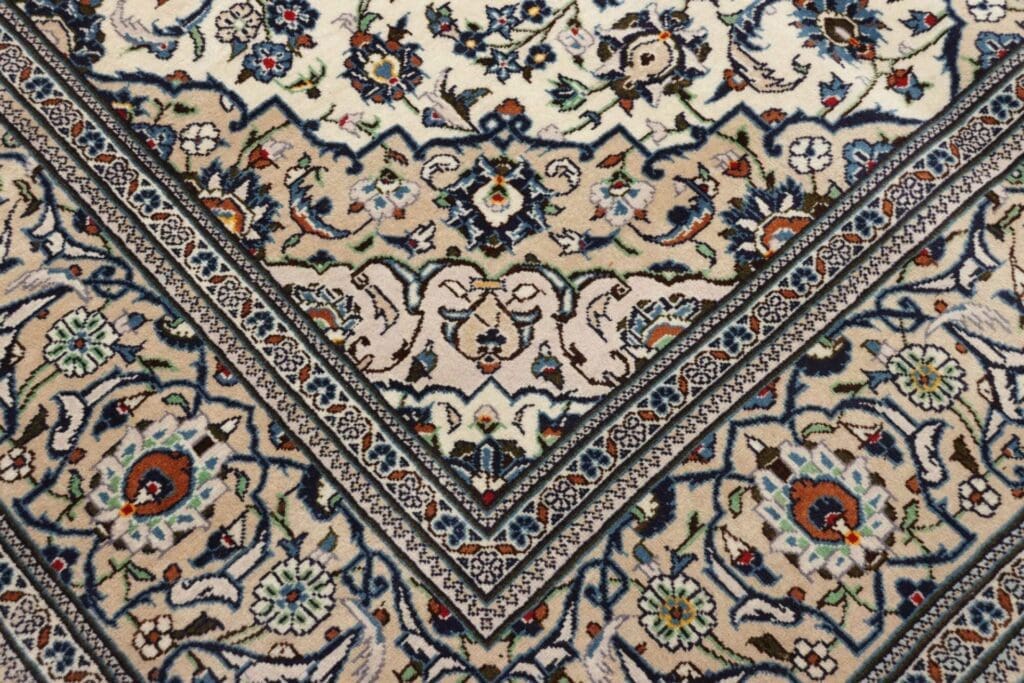 kashan-teppich-199-x-312cm-florale-muster-handgeknupft-perserteppich-5 Kashan Persian Rug 199 × 312 cm, Wool, hand-knotted – view 6