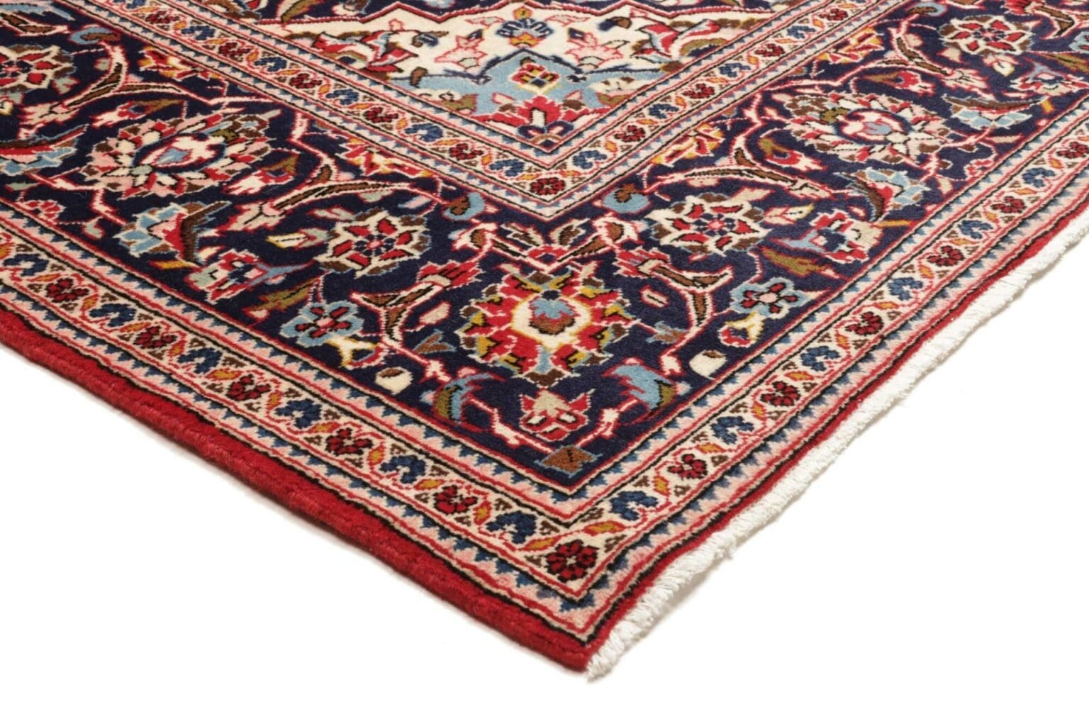 kashan-teppich-211-x-295-cm-schurwolle-handgeknupft-perserteppich-4 Kashan Persian Rug — hand-knotted, 211 × 295 cm, Wool – view 5
