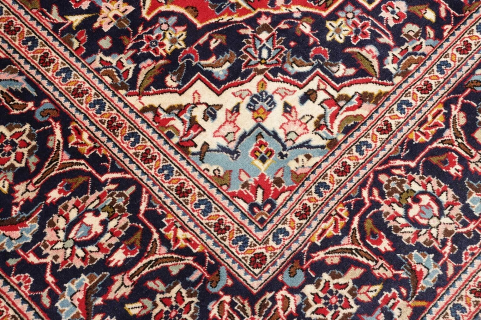 kashan-teppich-211-x-295-cm-schurwolle-handgeknupft-perserteppich-5 Kashan Persian Rug — hand-knotted, 211 × 295 cm, Wool – view 6
