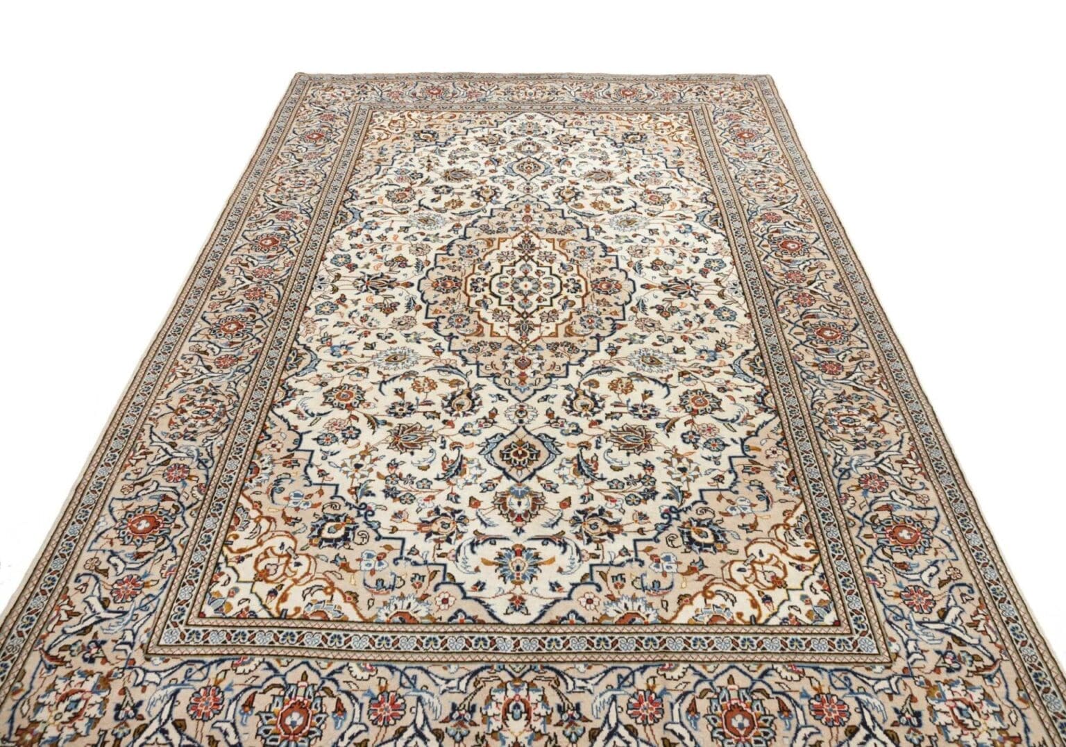 Kashan Persian Rug — hand-knotted, 197 × 316 cm, Wool – view 4