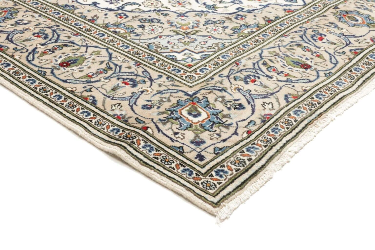 Hand-Knotted Wool Kashan Persian Rug, 197 × 296 cm – view 5