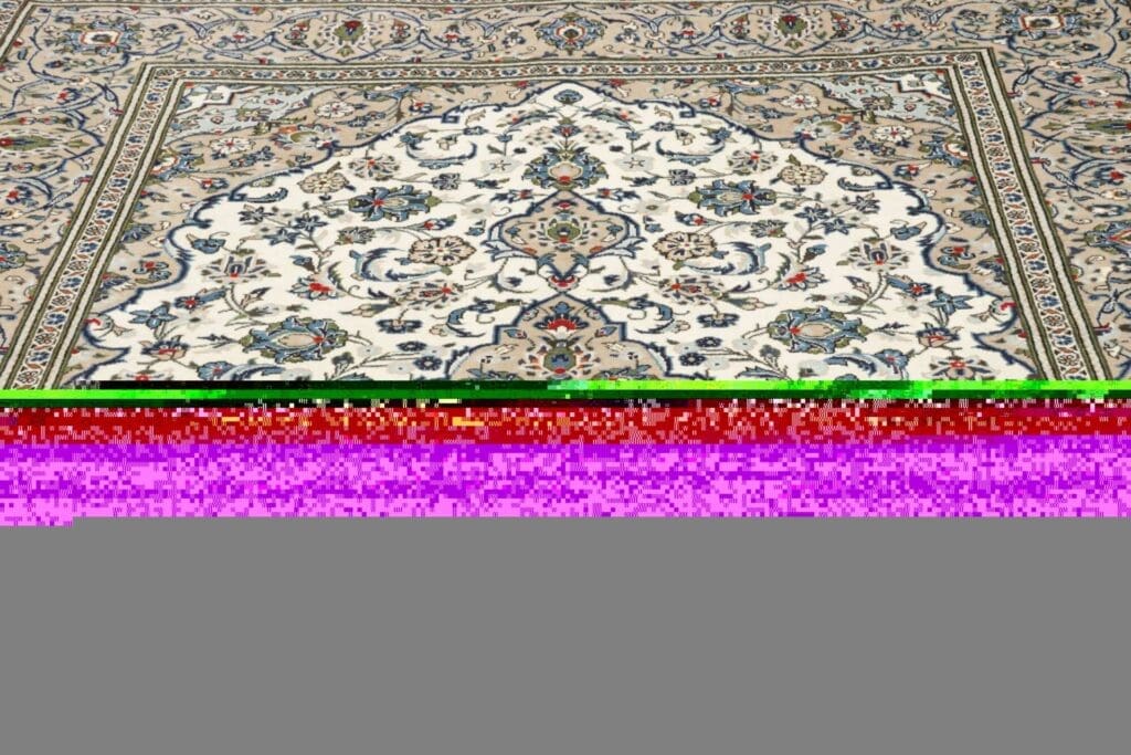 Hand-Knotted Wool Kashan Persian Rug, 197 × 296 cm – view 8