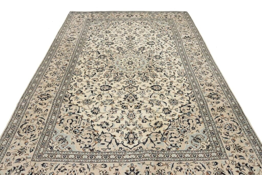 kashan-teppich-203-x-320cm-florale-muster-handgeknupft-perserteppich-3 Kashan Persian Rug — hand-knotted, 203 × 320 cm, Wool – view 4