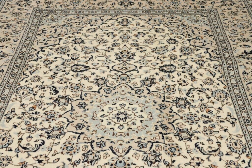 kashan-teppich-203-x-320cm-florale-muster-handgeknupft-perserteppich-6 Kashan Persian Rug — hand-knotted, 203 × 320 cm, Wool – view 7