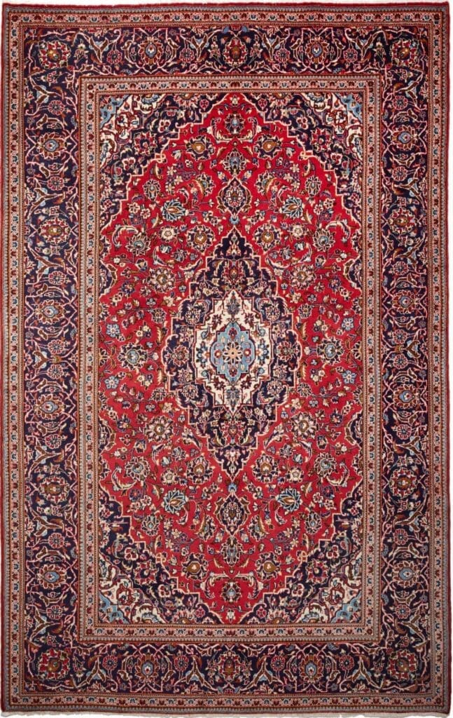 kashan-teppich-200-x-308cm-echte-schurwolle-handgeknupft-perserteppich Kashan Persian Rug 200 × 308 cm, Wool, hand-knotted