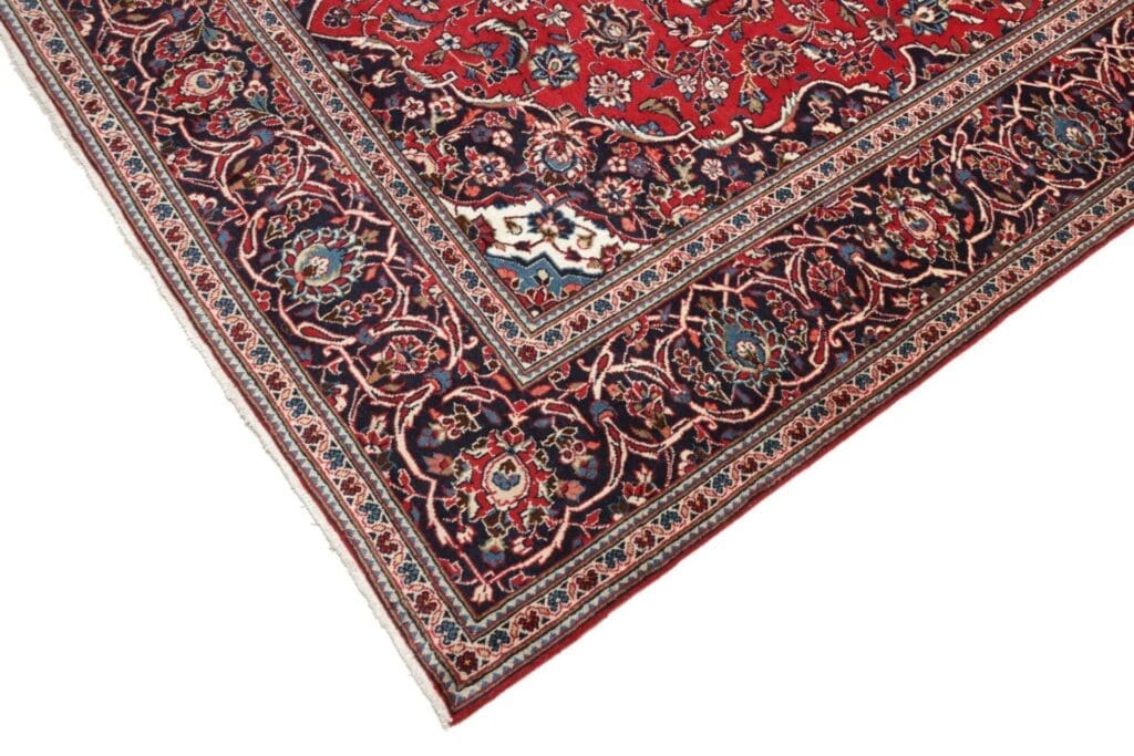 kashan-teppich-203-x-308cm-schurwolle-handgeknupft-perserteppich-6 Hand-Knotted Wool Kashan Persian Rug, 203 × 308 cm – view 7