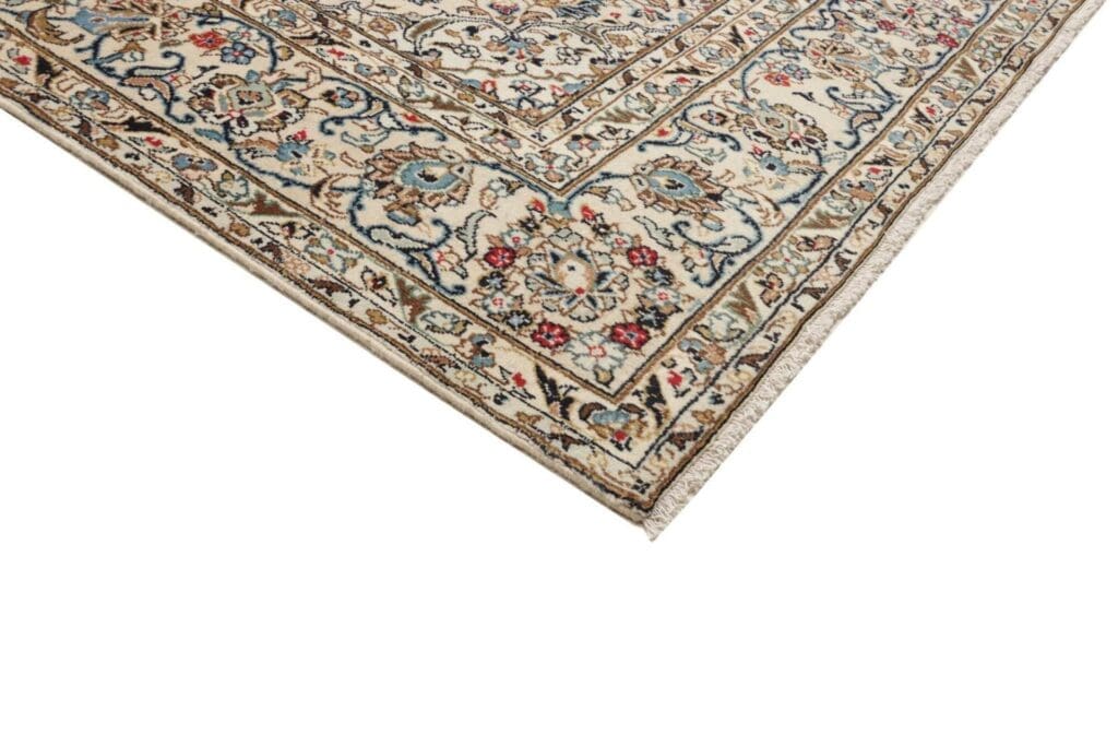 kashan-teppich-196-x-298cm-florale-muster-handgeknupft-perserteppich-4 Kashan Persian Rug 196 × 298 cm, Wool, hand-knotted – view 5