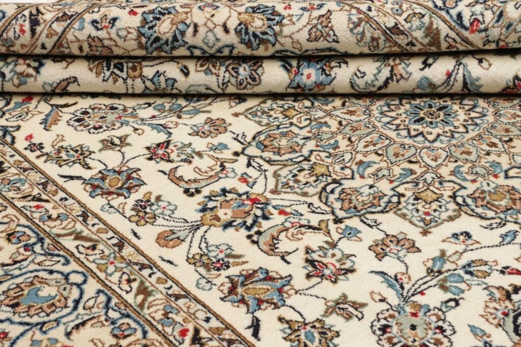 kashan-teppich-196-x-298cm-florale-muster-handgeknupft-perserteppich-9 Kashan Persian Rug 196 × 298 cm, Wool, hand-knotted – view 10