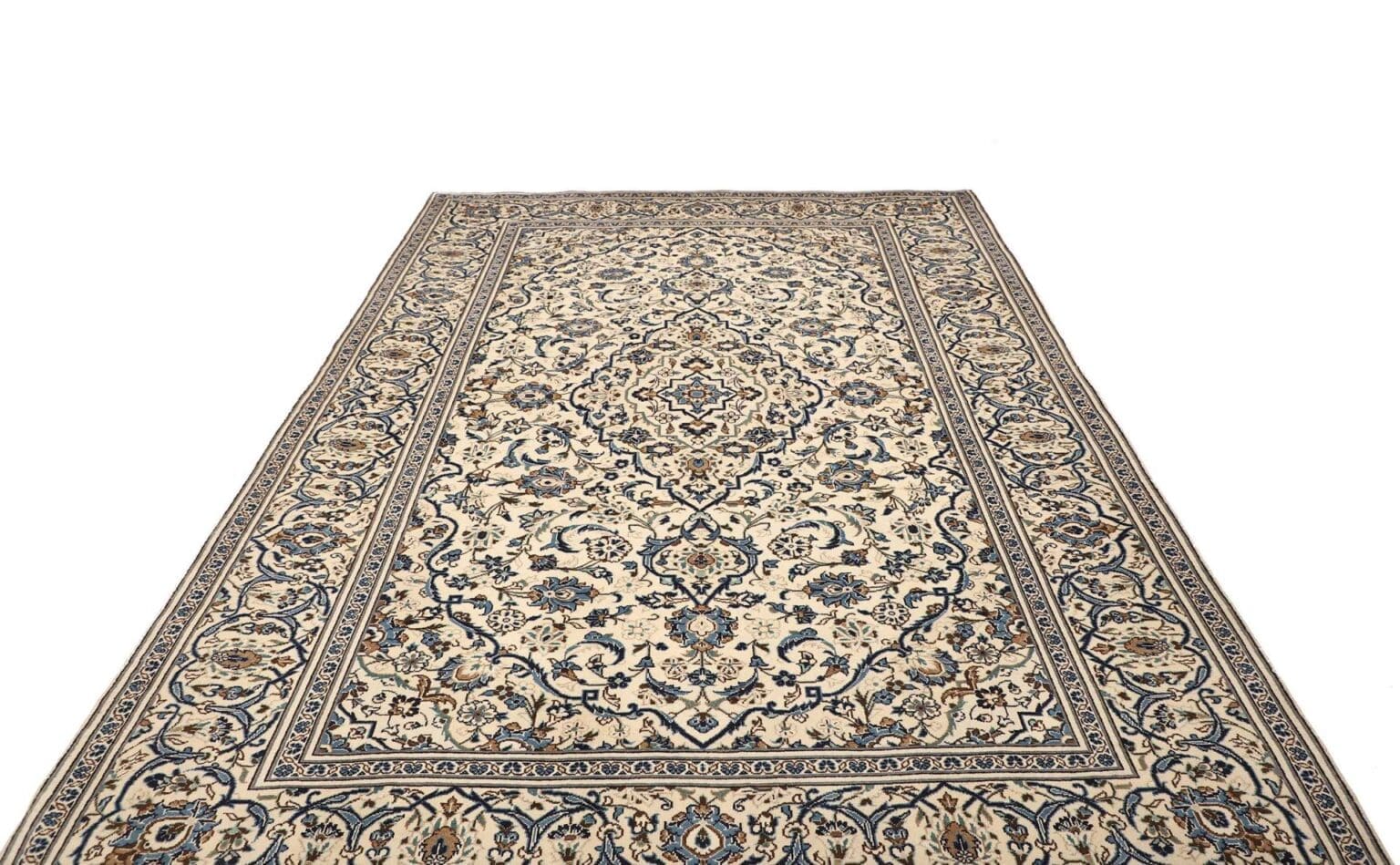 kashan-teppich-198-x-305-cm-handgeknupft-schurwolle-perserteppich-3 Hand-Knotted Wool Kashan Persian Rug, 198 × 305 cm – view 4