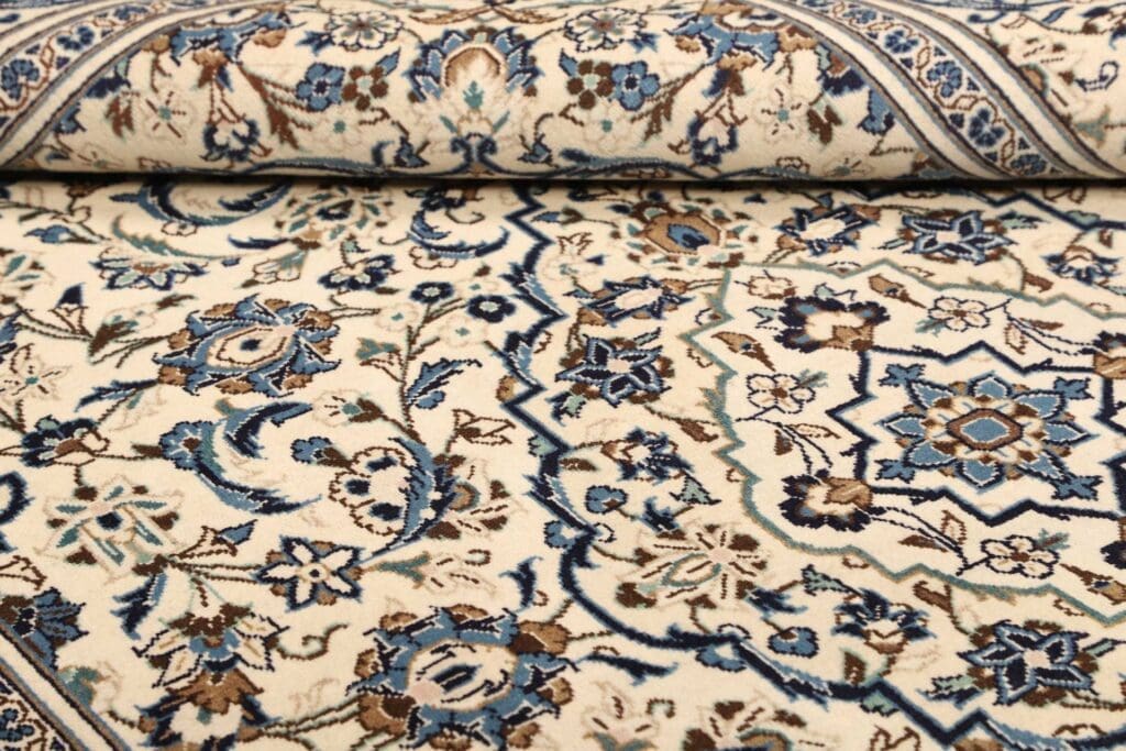 kashan-teppich-198-x-305-cm-handgeknupft-schurwolle-perserteppich-9 Hand-Knotted Wool Kashan Persian Rug, 198 × 305 cm – view 10