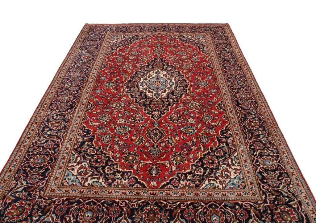 kashan-teppich-200-x-308cm-echte-schurwolle-handgeknupft-perserteppich-3 Kashan Persian Rug 200 × 308 cm, Wool, hand-knotted – view 4